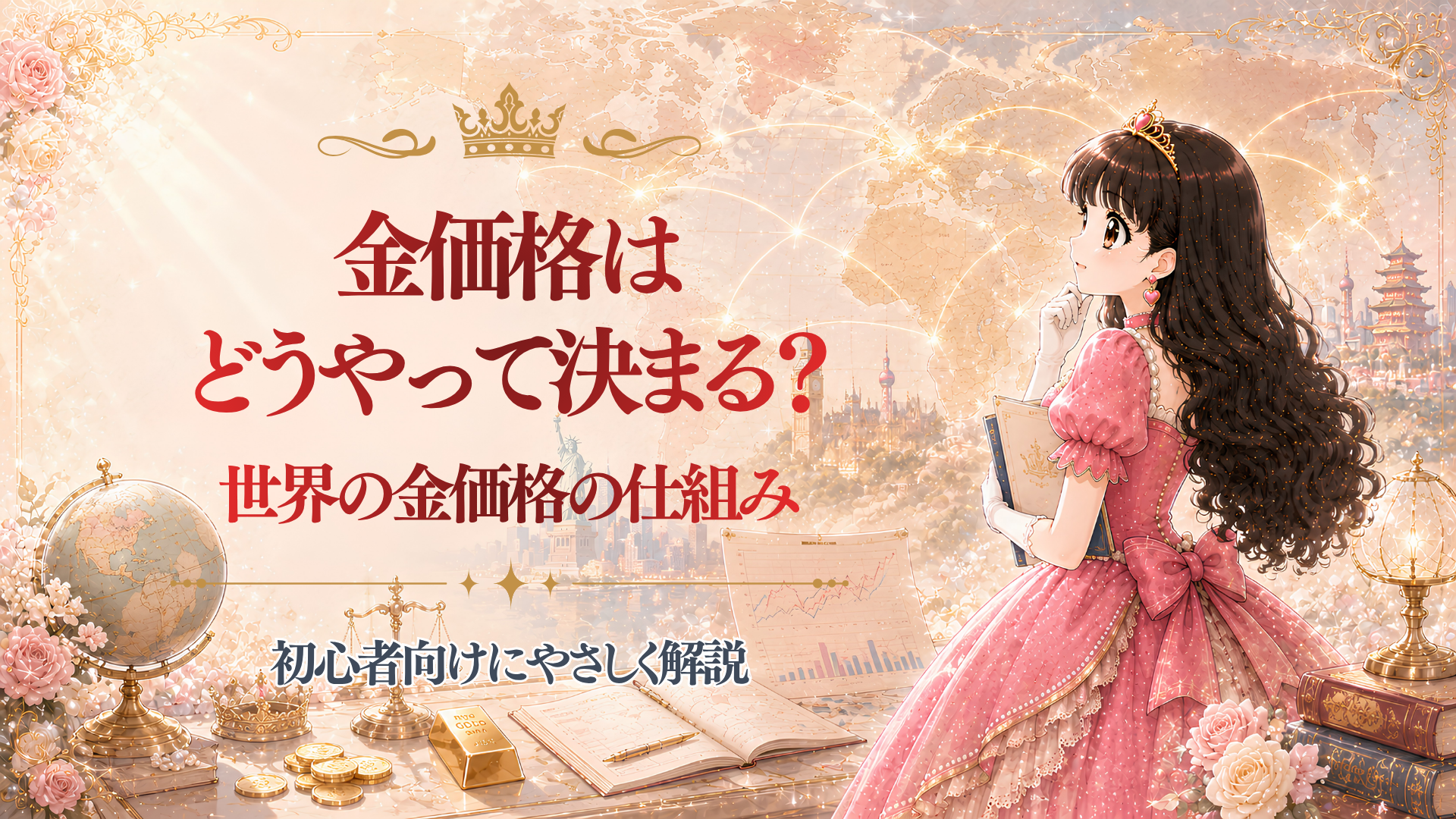 金価格はどうやって決まる？世界の金価格の仕組みを初心者向けに解説