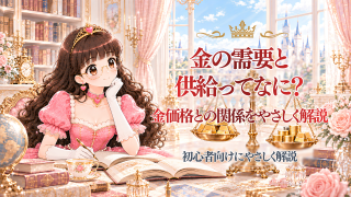 金の需要と供給とは？金価格との関係を初心者向けにわかりやすく解説