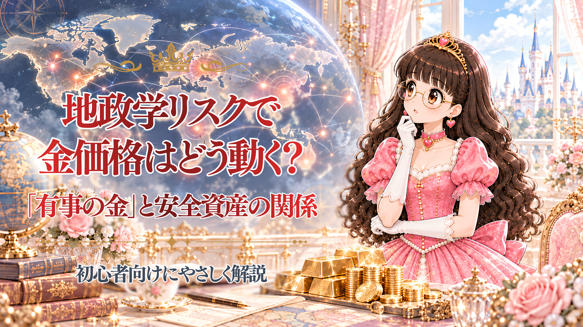 地政学リスクとは？なぜ金価格と関係するの？